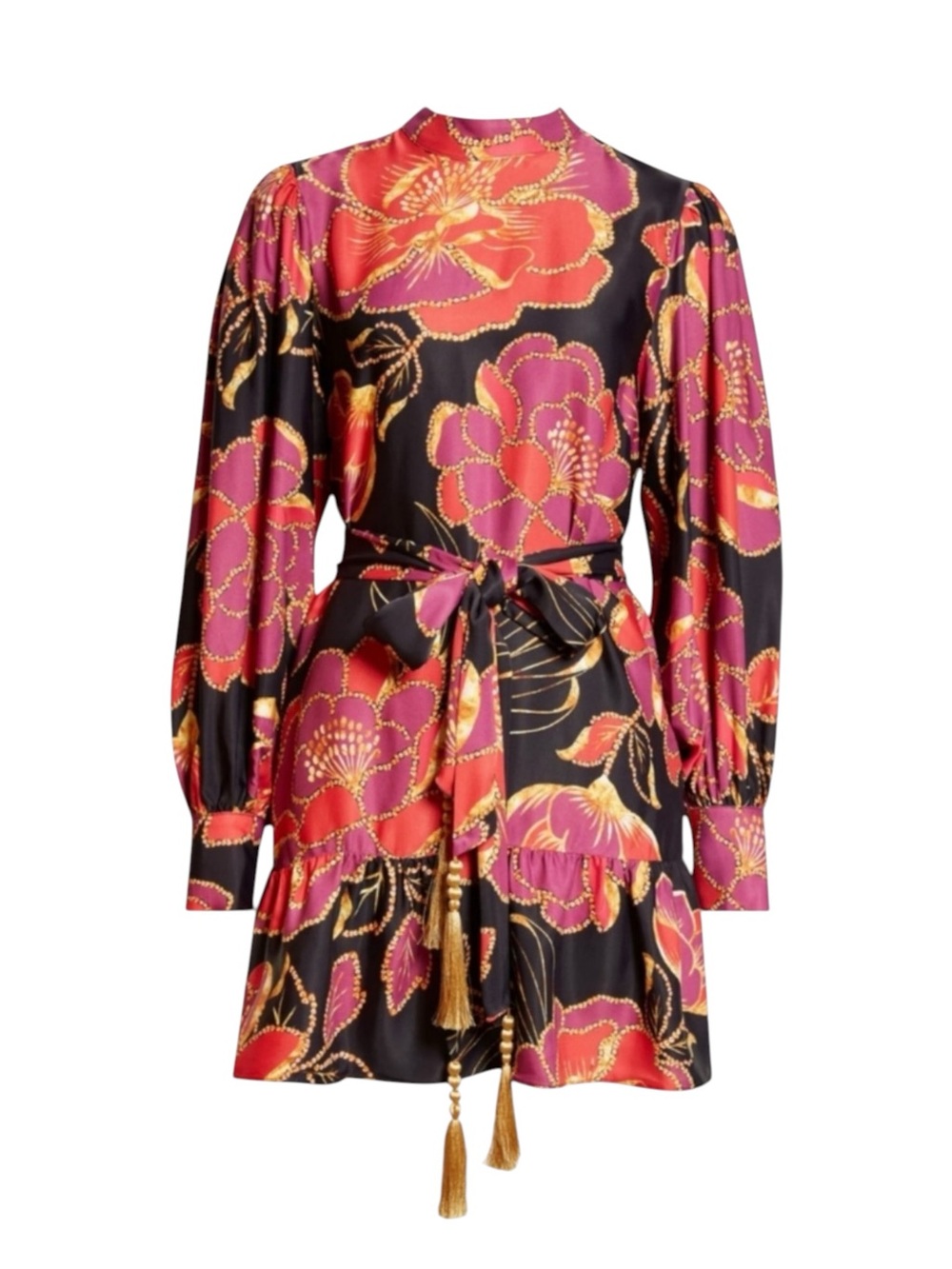 NWT FARM Rio Shiny Chita Dress Size S